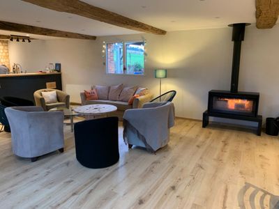 Salle de 100 m² dans un corps de ferme ancien typiquement Normand