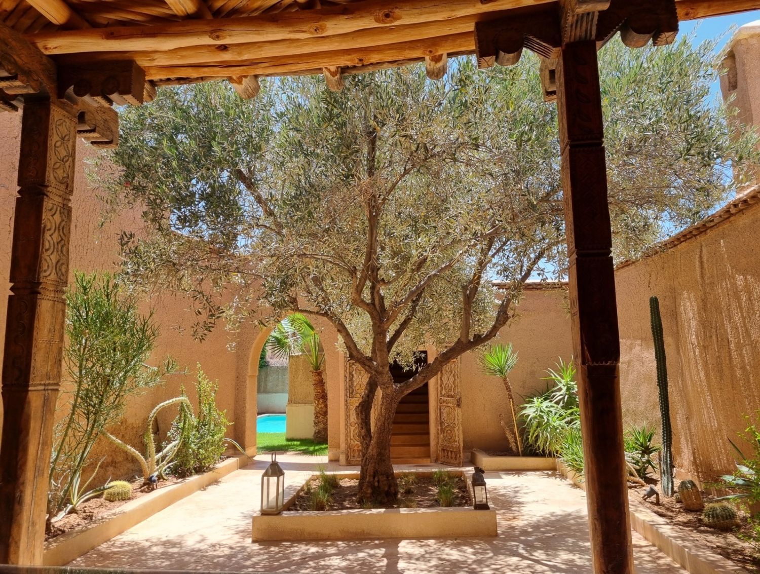 Maison ethno-chic à 24 km au sud de Marrakech