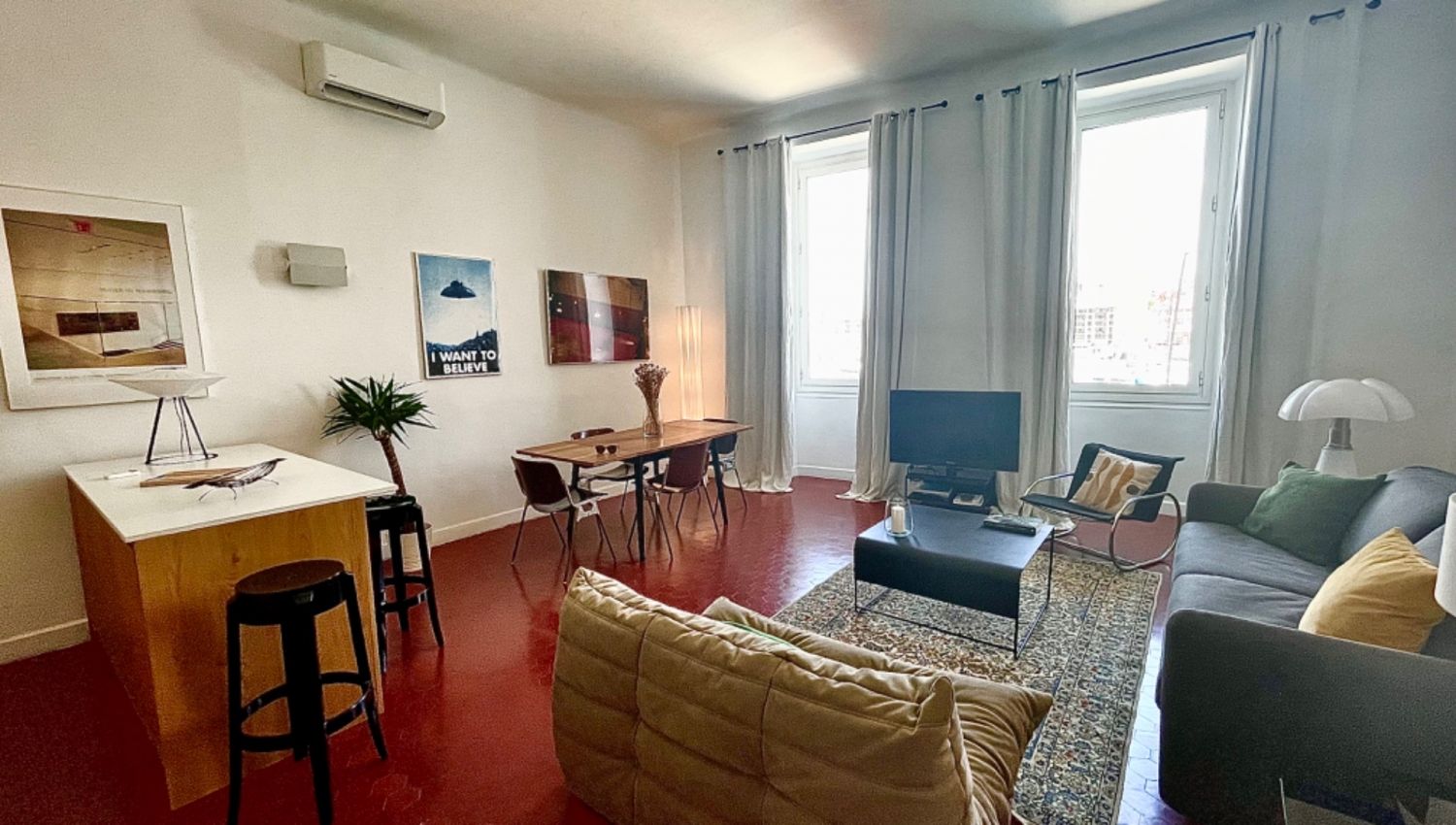 Appartement 65 m² sur le vieux port à Marseille 