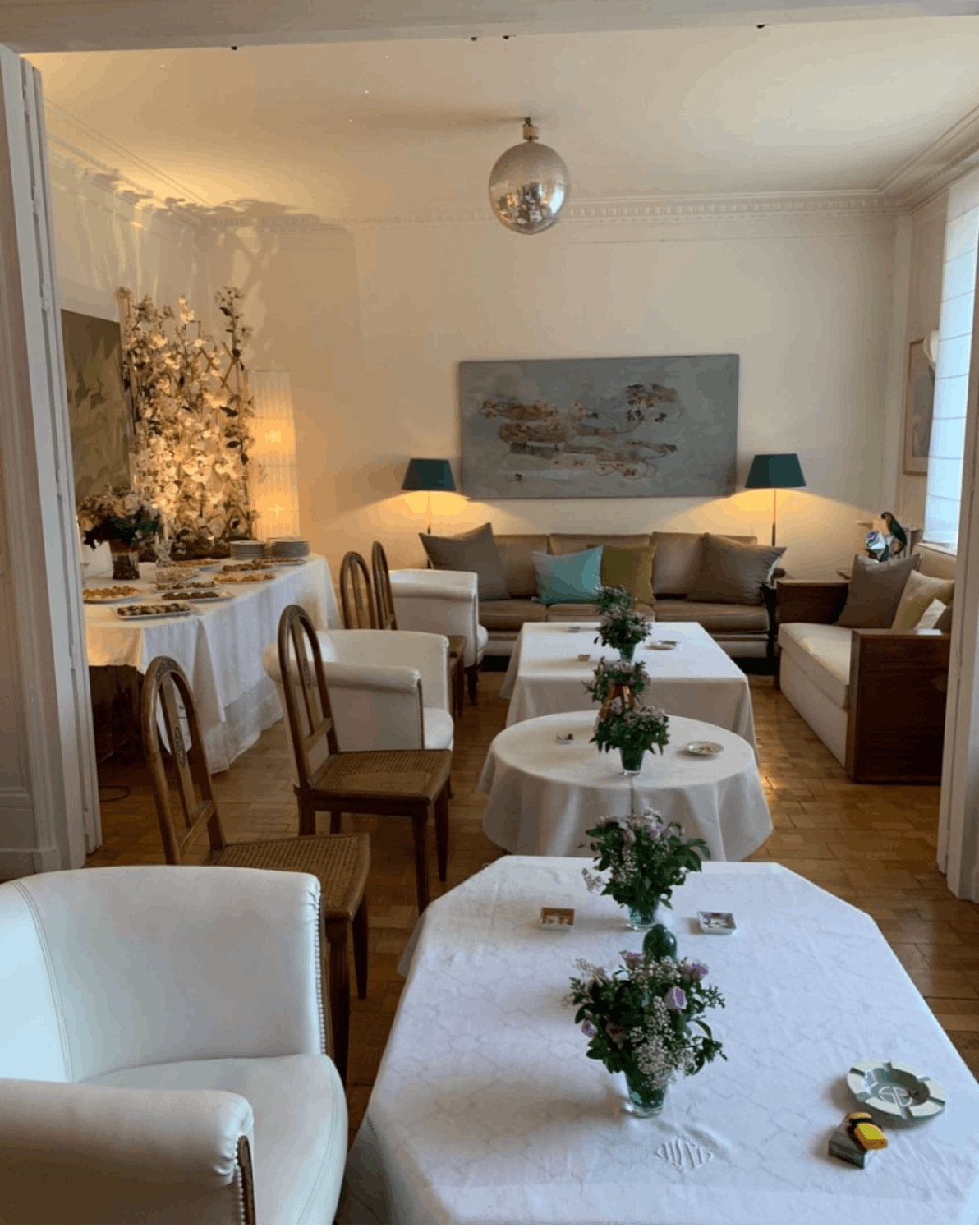 Elegant 1930s Event Lounge Near Bon Marché in Paris