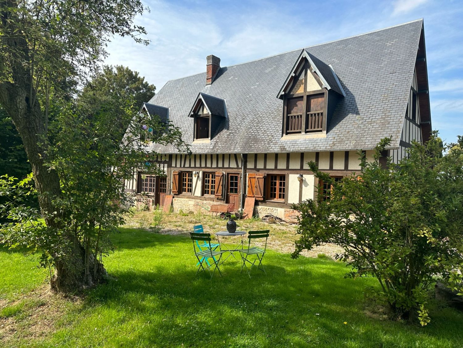 Parc avec piscine 15 000 m²  Normandie 