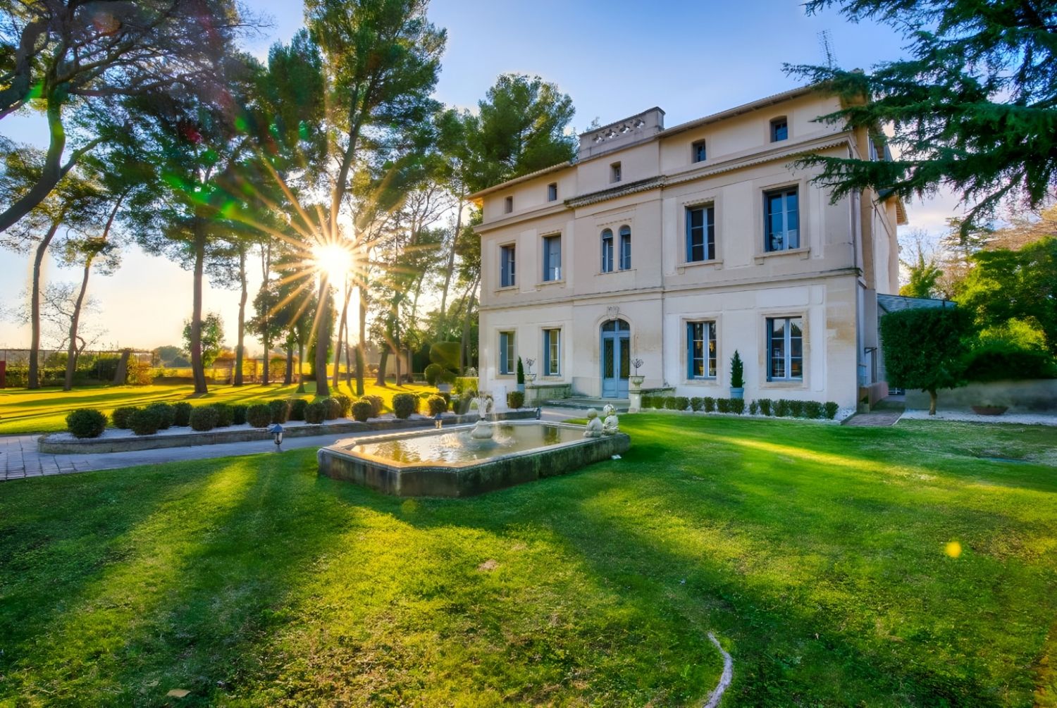 Château et parc d'un hectare