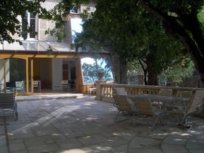 Villa with large terrace and garden