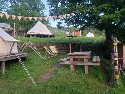 Eco-place surrounded by nature