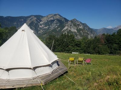 Eco-place surrounded by nature