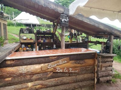 Eco-place surrounded by nature