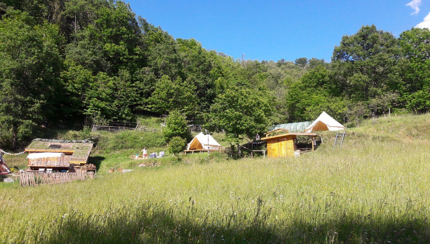 Eco-place surrounded by nature