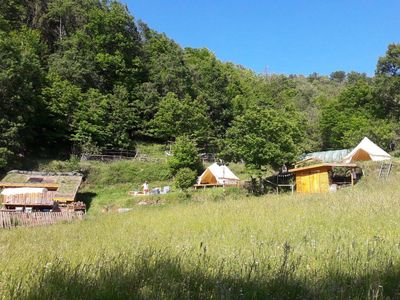 Eco-place surrounded by nature