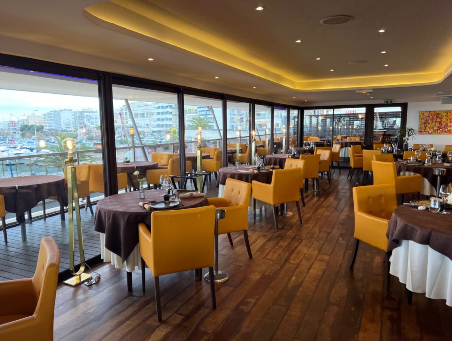 Sea view terrace restaurant