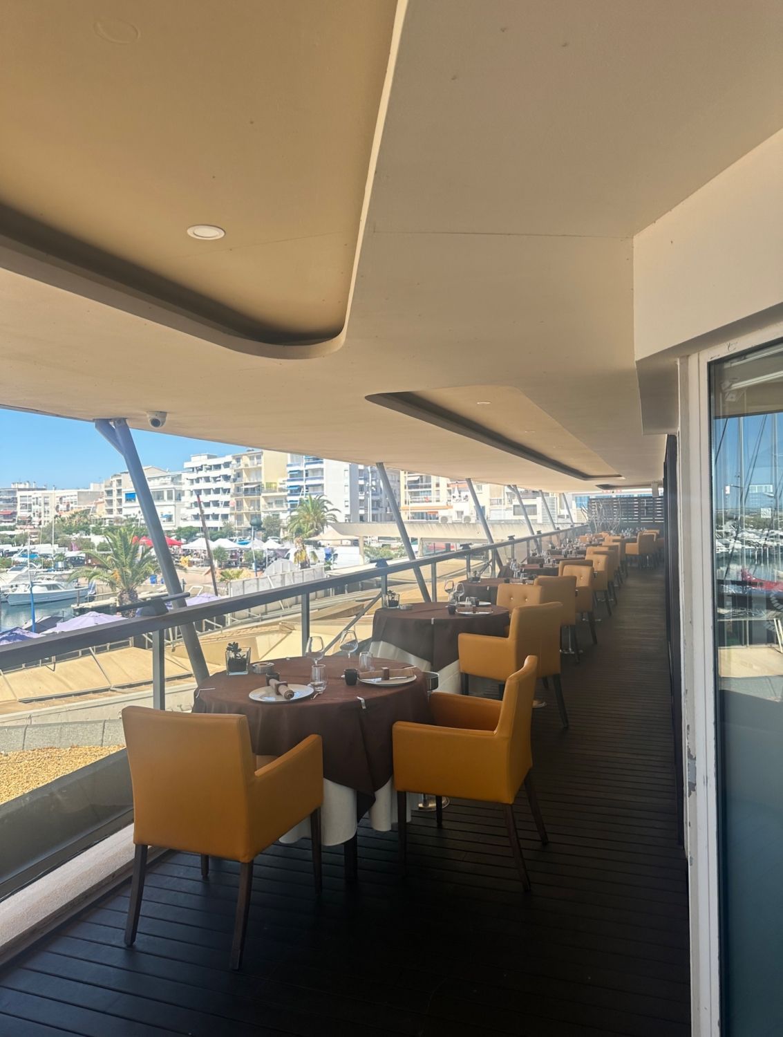 Sea view terrace restaurant