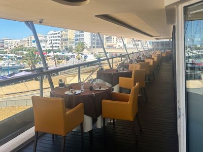 Sea view terrace restaurant