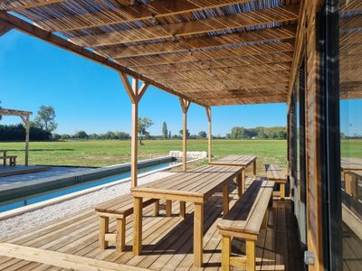 Patio Guinguette en Camargue
