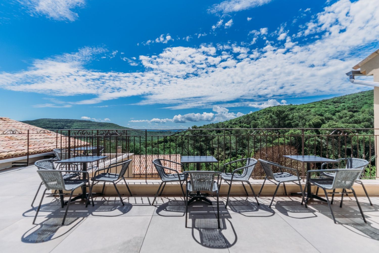 Provençal farmhouse between vineyards and woods
