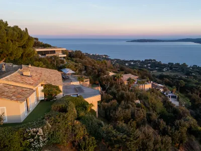 Villa with Panoramic Sea Views in Grimaud for Events & Luxury Stays