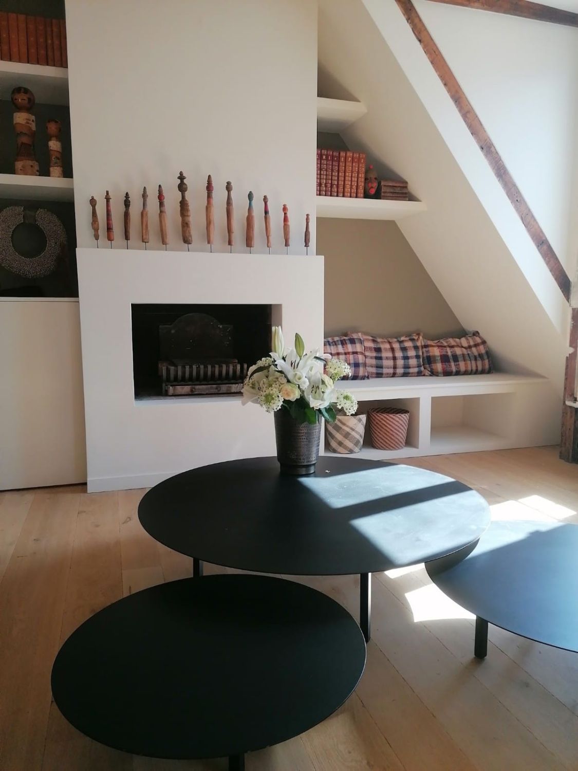 Architect's Apartment with Cathedral Roof in SoPi, Paris
