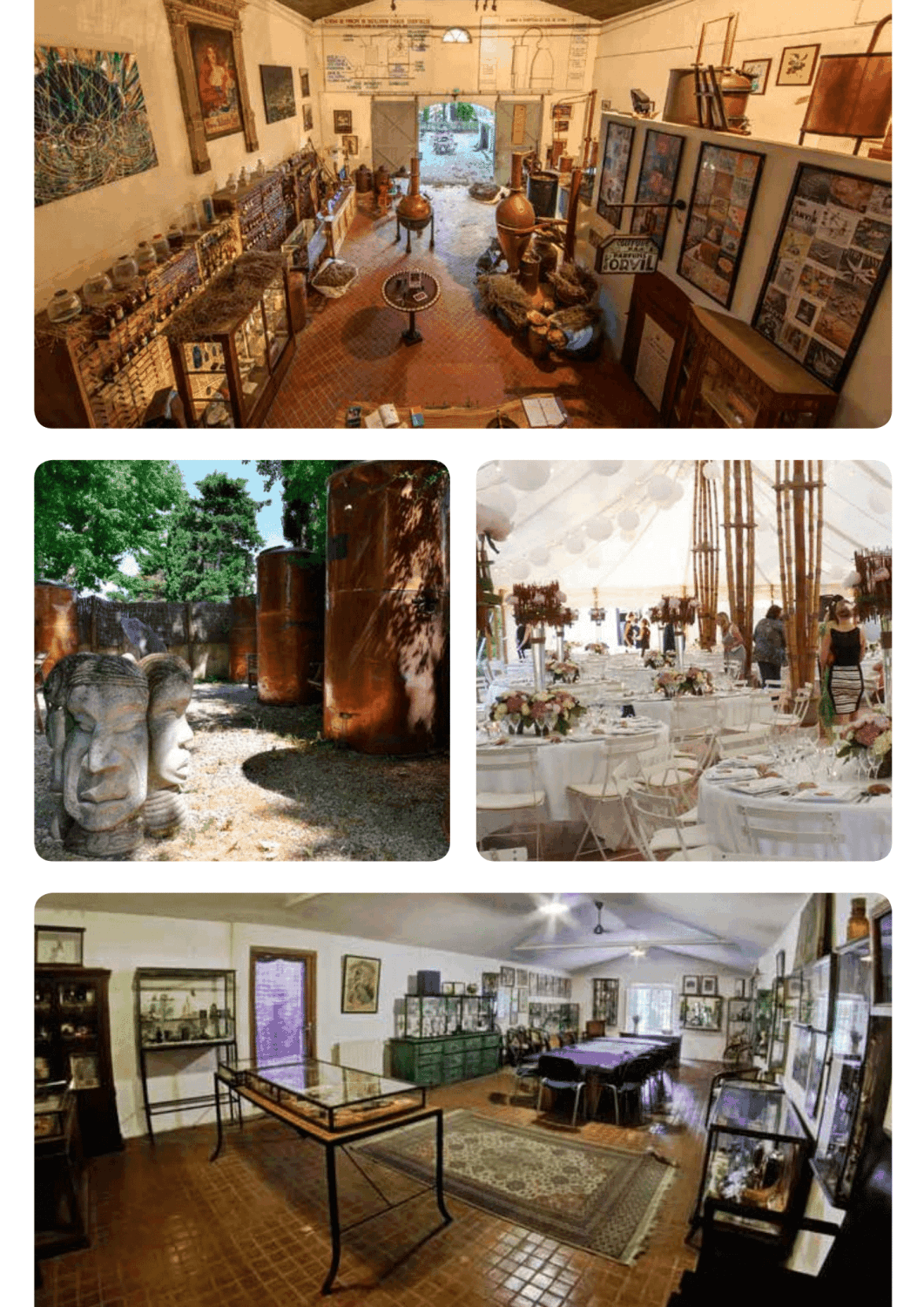Musée des arômes et jardin spacieux