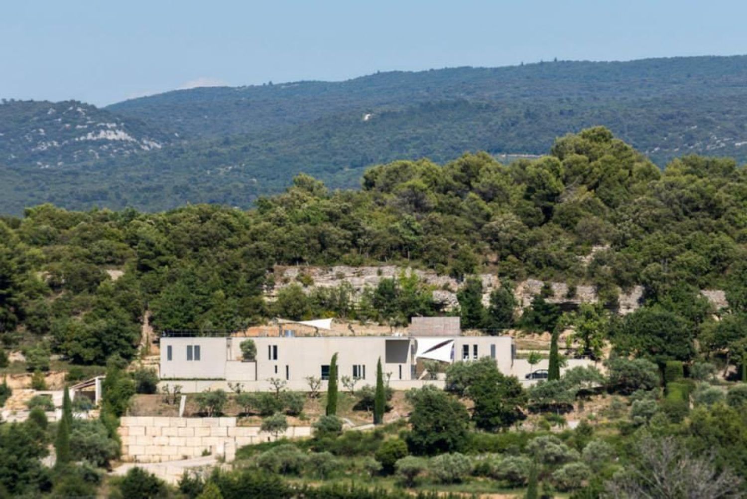 Contemporary house with rooftop swimming pool and exceptional view