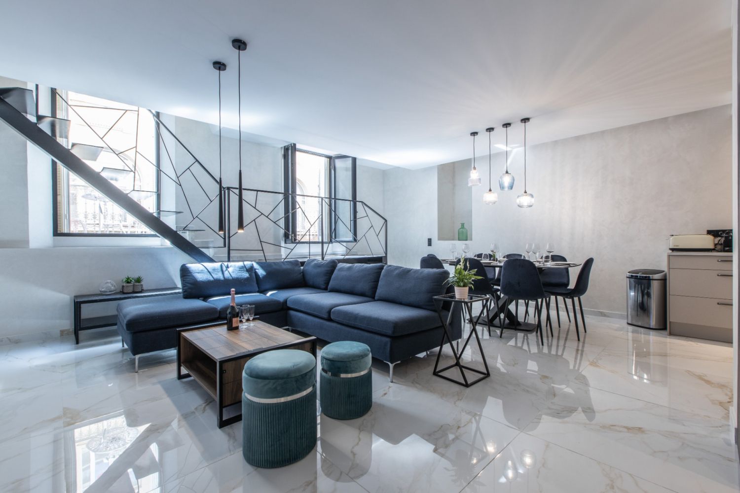 Duplex of 110 m², Cannes city center