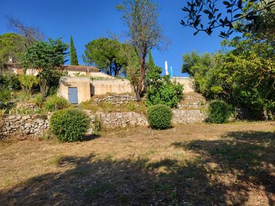 Outdoor property with playhouse