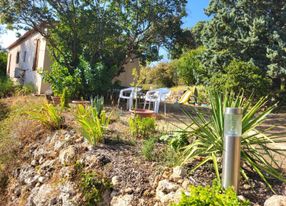 Outdoor property with playhouse