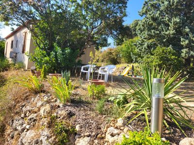 Outdoor property with playhouse