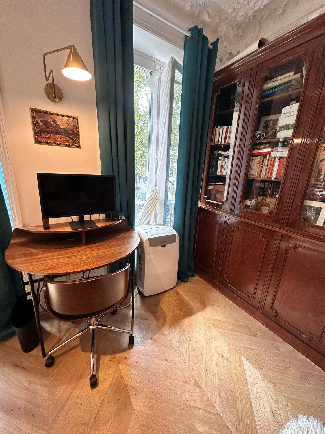 Charming Latin Quarter Paris Flat with Mouldings & Fireplace