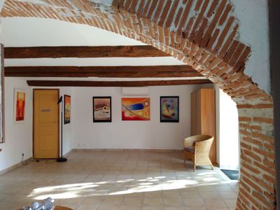 Large room and outdoor space