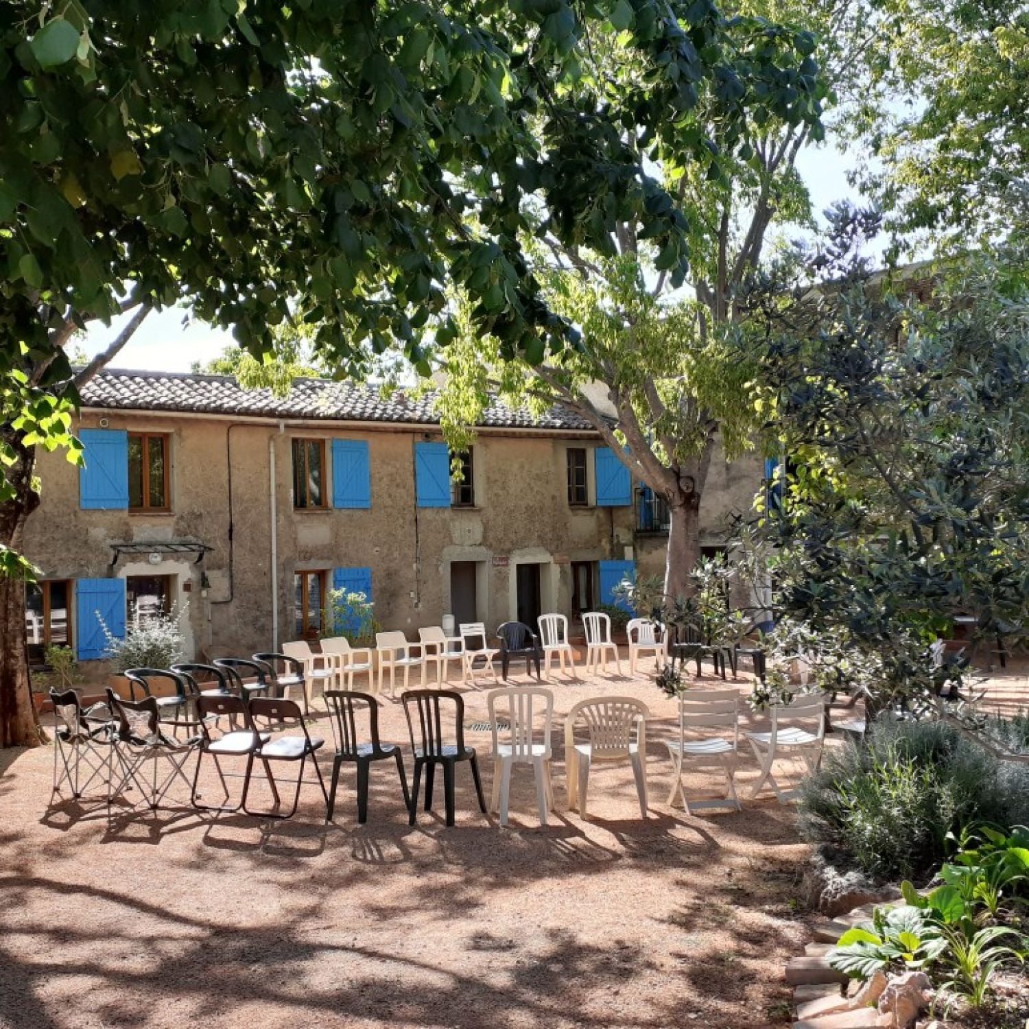 Large room and outdoor space
