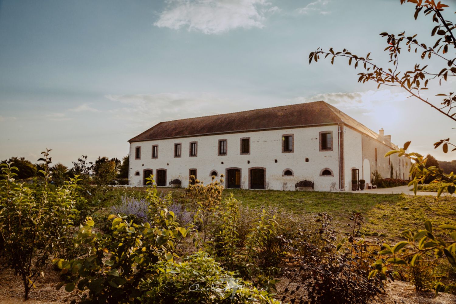 Domaine de réception avec piscine dans le Perche