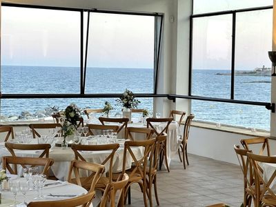 Event hall with private port and beach