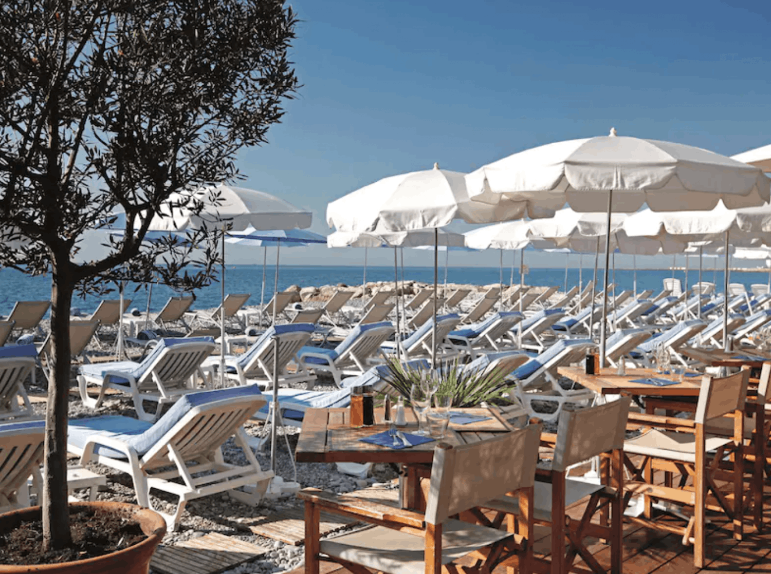 Plage privée