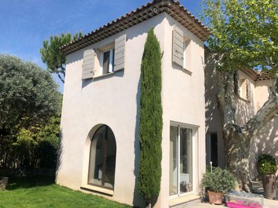 Character house with garden and swimming pool