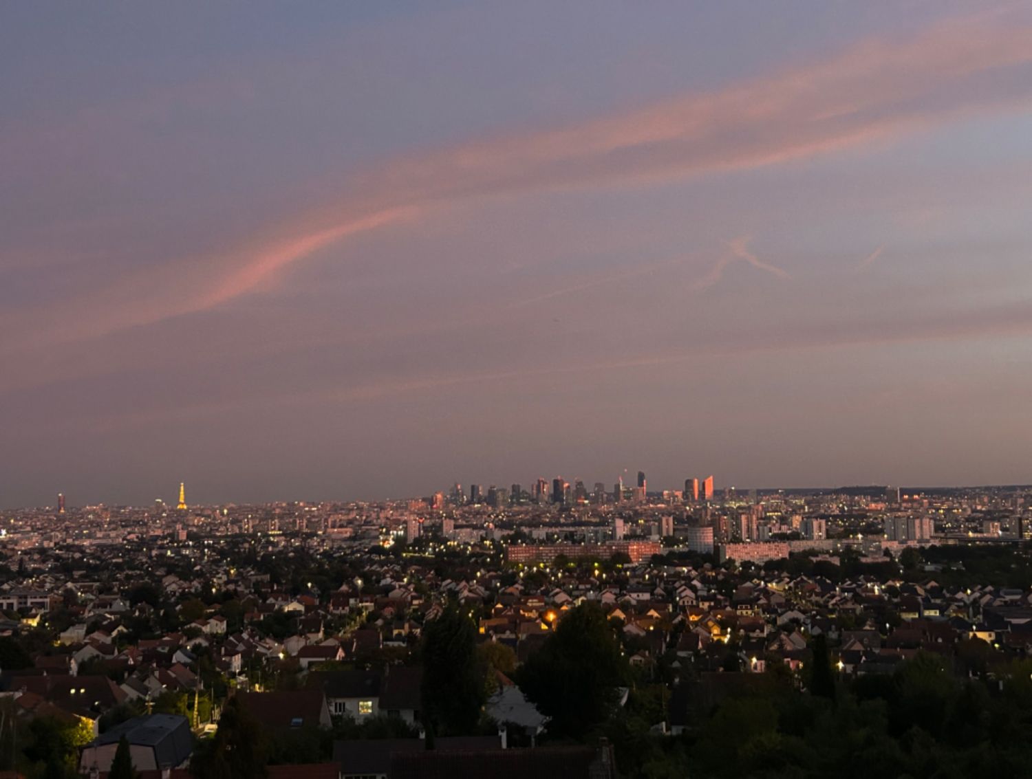 Penthouse with terrace, panoramic view of Paris