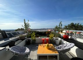 Penthouse with terrace, panoramic view of Paris