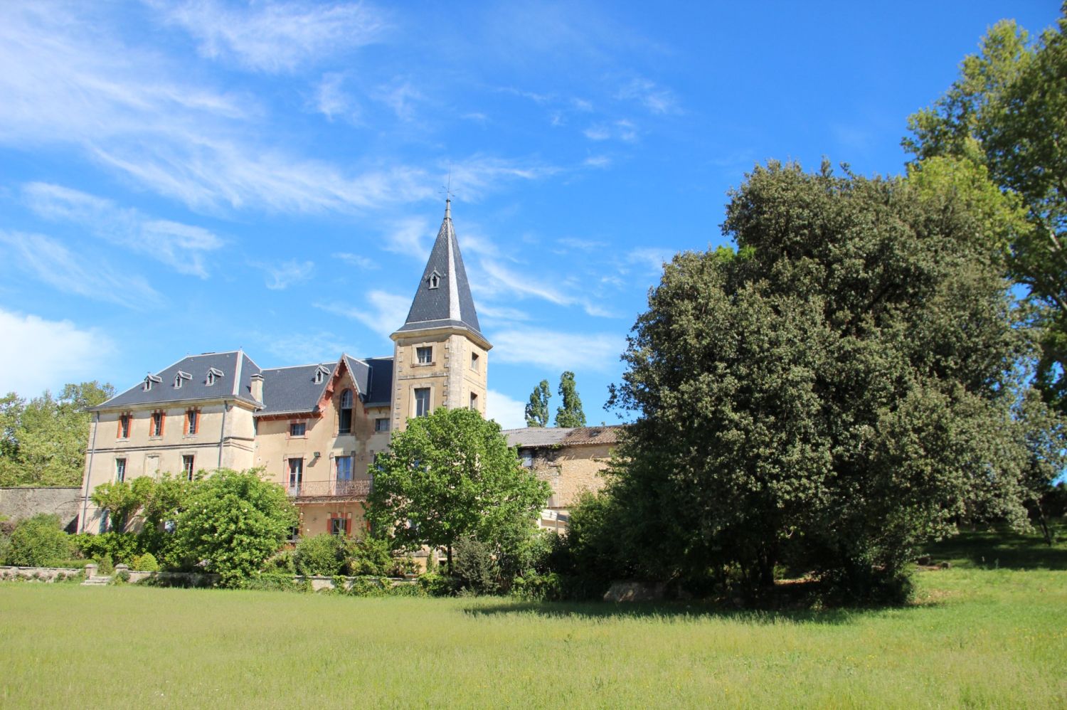 Château in the heart of the vineyards