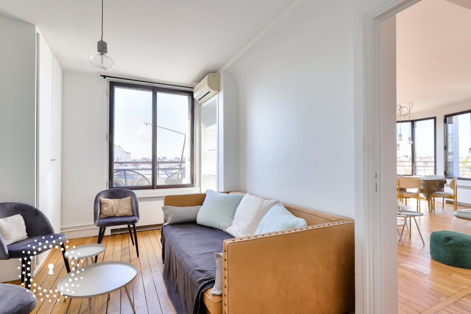 Apartment with terrace and panoramic view