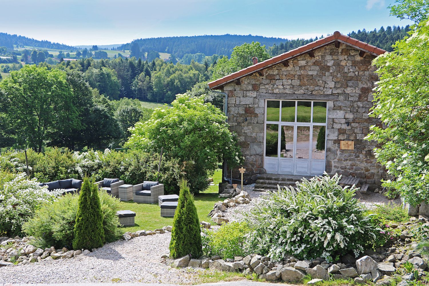 Estate surrounded by nature