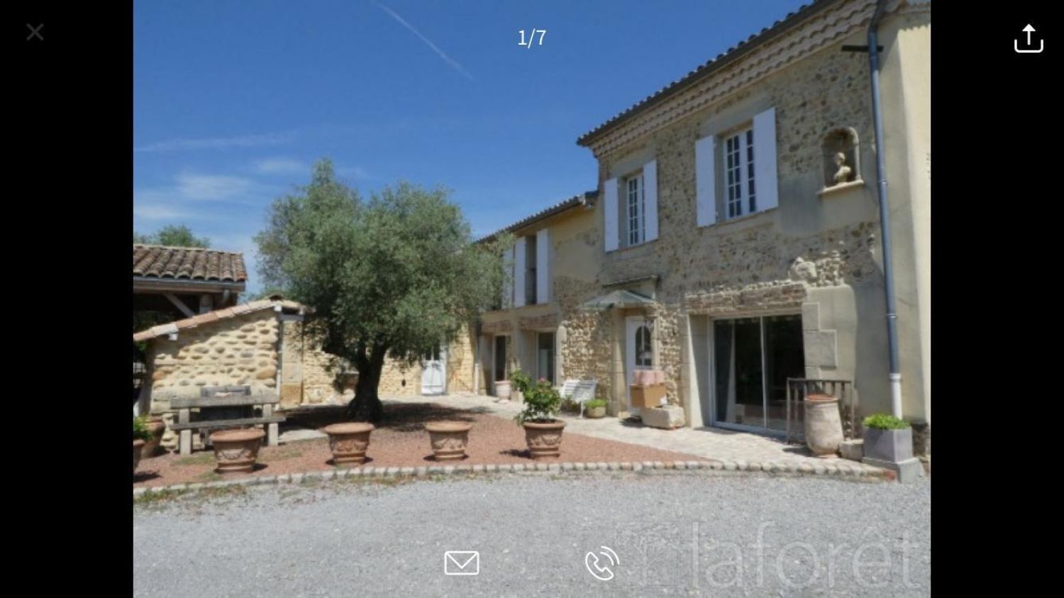 An 18th century farmhouse near Valence