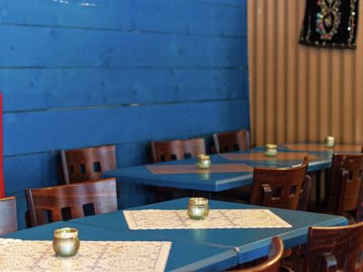 Salle de restaurant atypique méditerranéen 