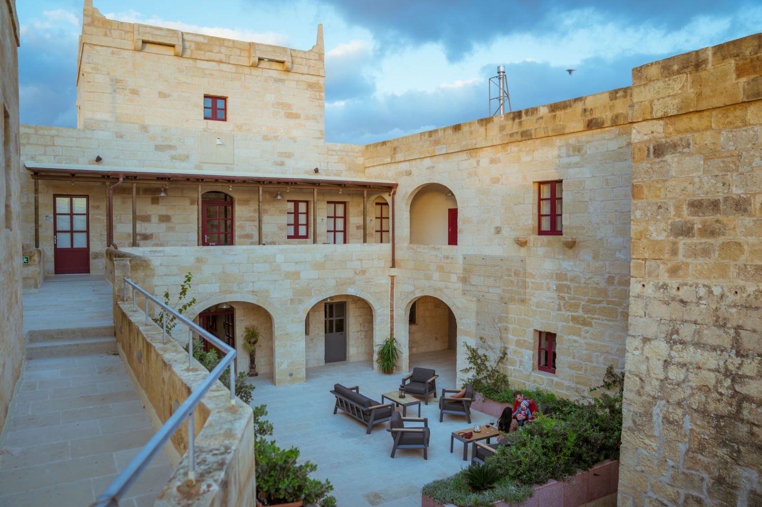 Traditional Mediterranean Vernacular Building.