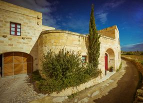 Traditional Mediterranean Vernacular Building.