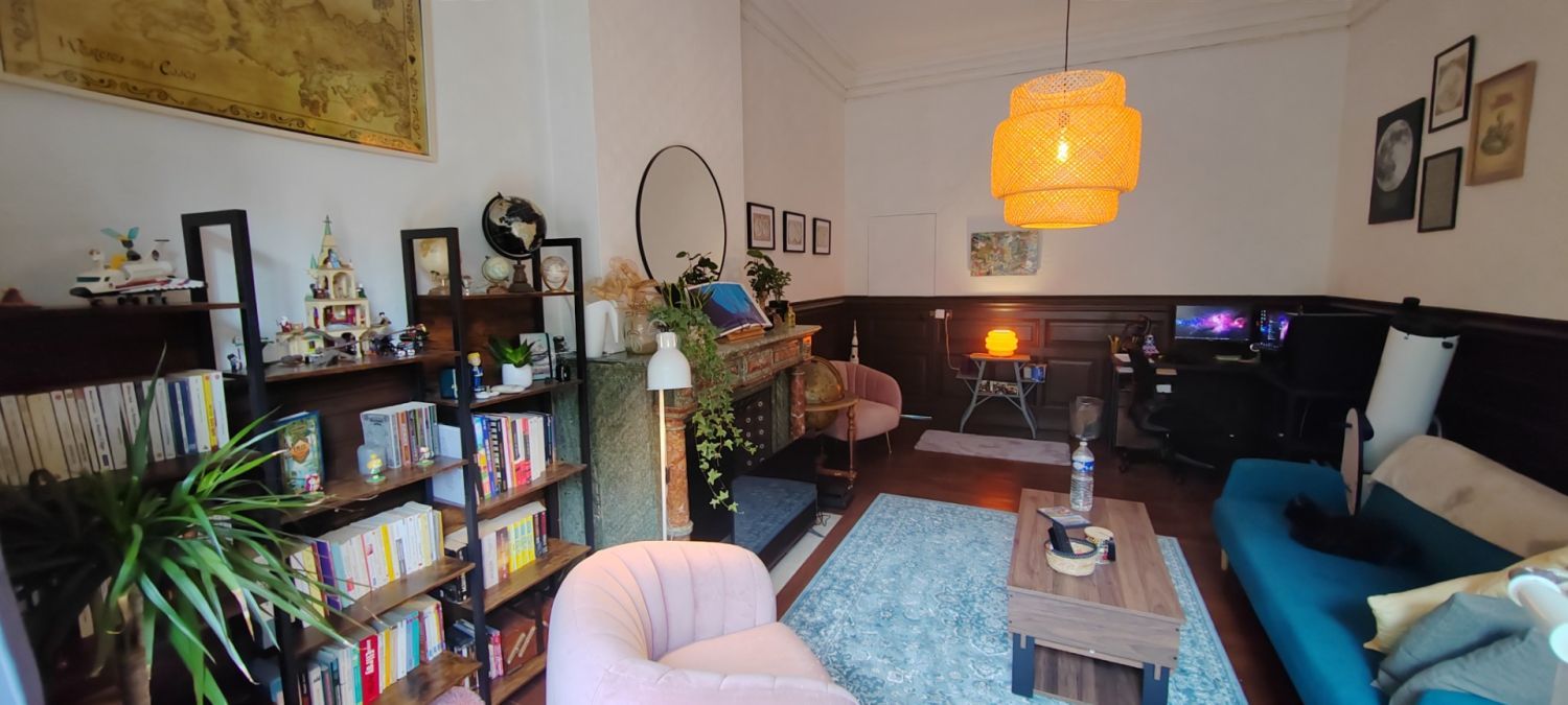Living room in bourgeois house with character