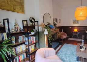 Living room in bourgeois house with character