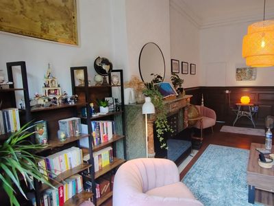 Living room in bourgeois house with character