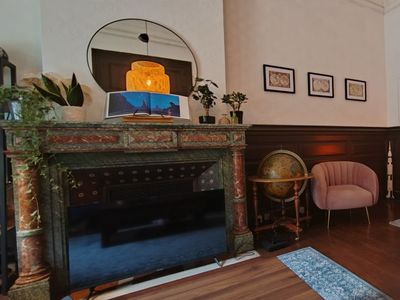Living room in bourgeois house with character