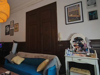 Living room in bourgeois house with character