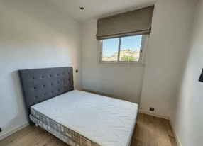 2 bedrooms with small  terrace