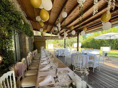 Event villa with exterior