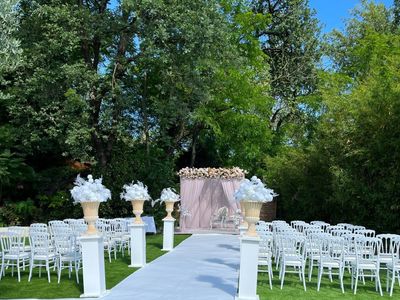 Event villa with exterior