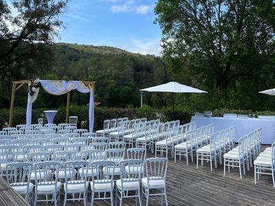 Reception room in the middle of an equestrian center